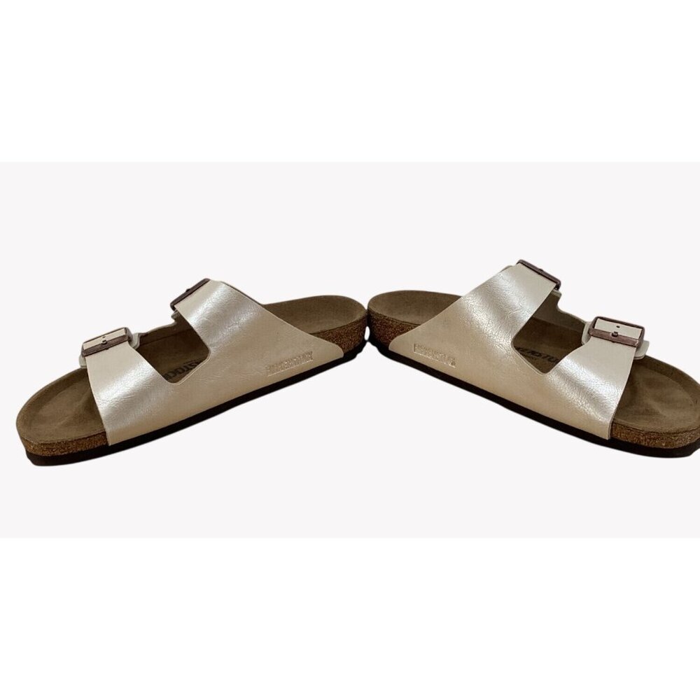 Birkenstock Womens Arizona Graceful Birko-Flor Slide Leather Sandals Size 41 EU - Picture 6 of 8